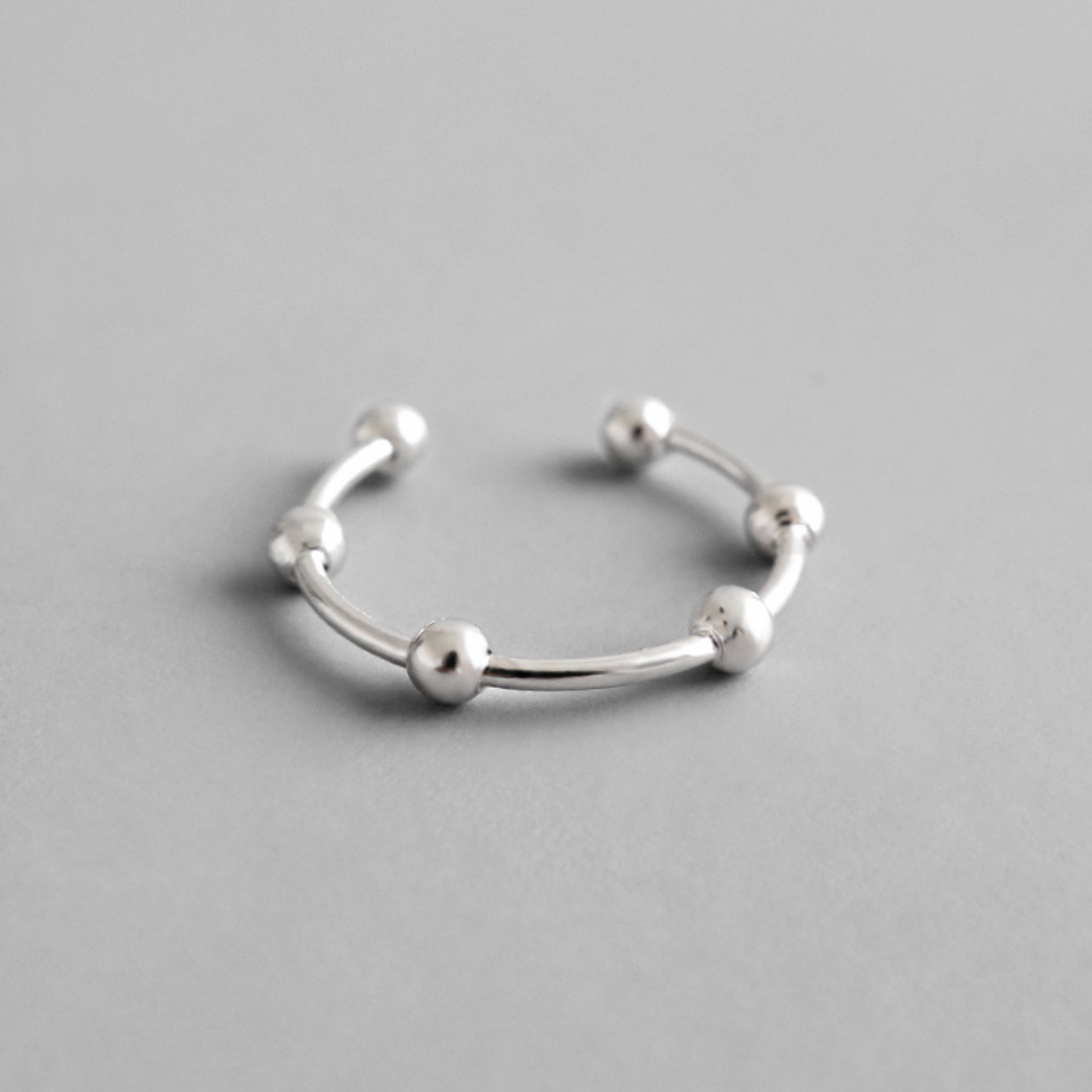 Ball Detail Adjustable Ring