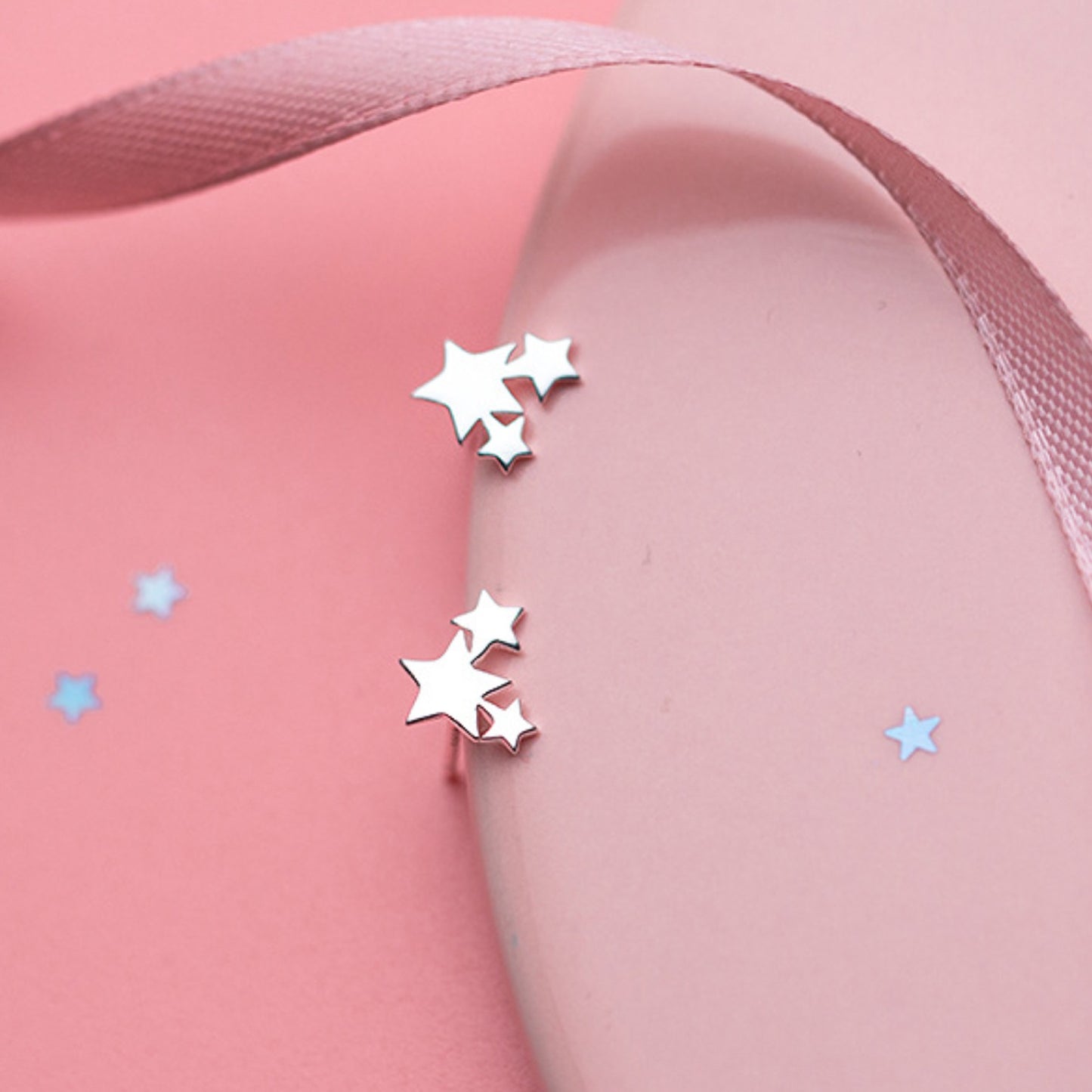 Star Cluster Stud Earrings