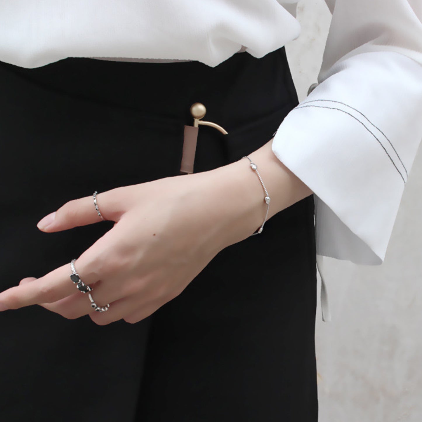 Tiny Heart Charm Bracelet