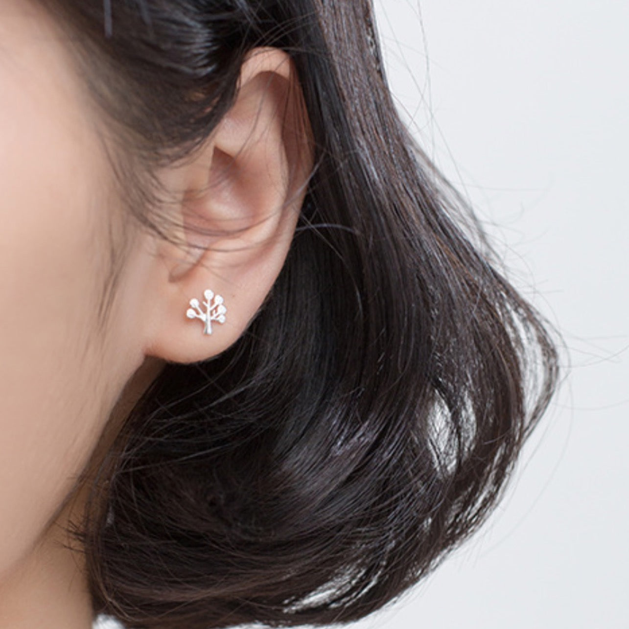 Tree Stud Earrings