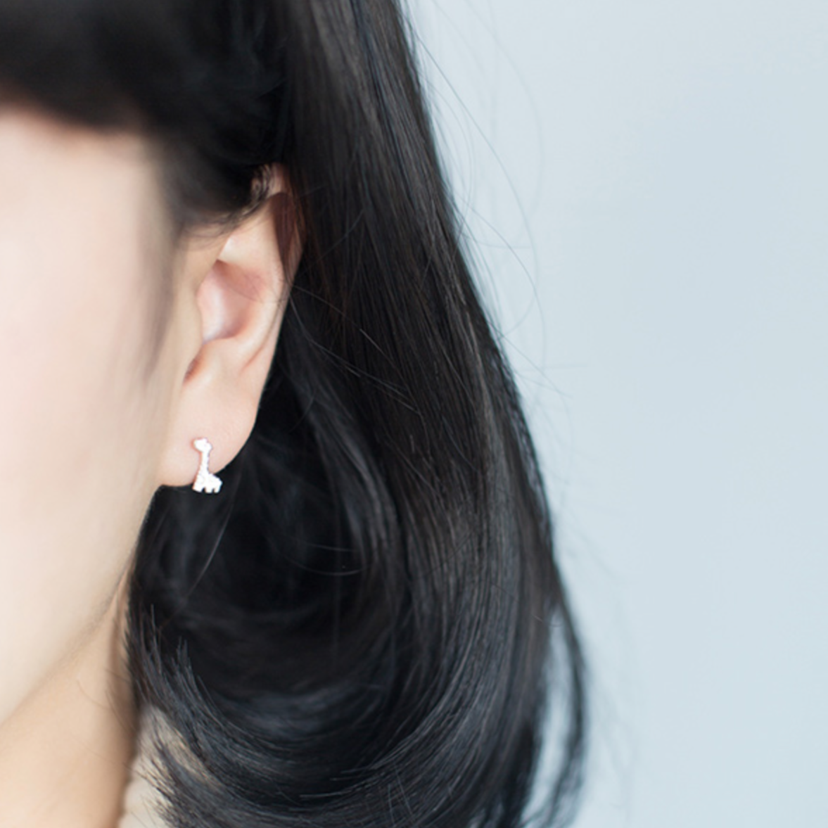 Tiny Giraffe Stud Earrings