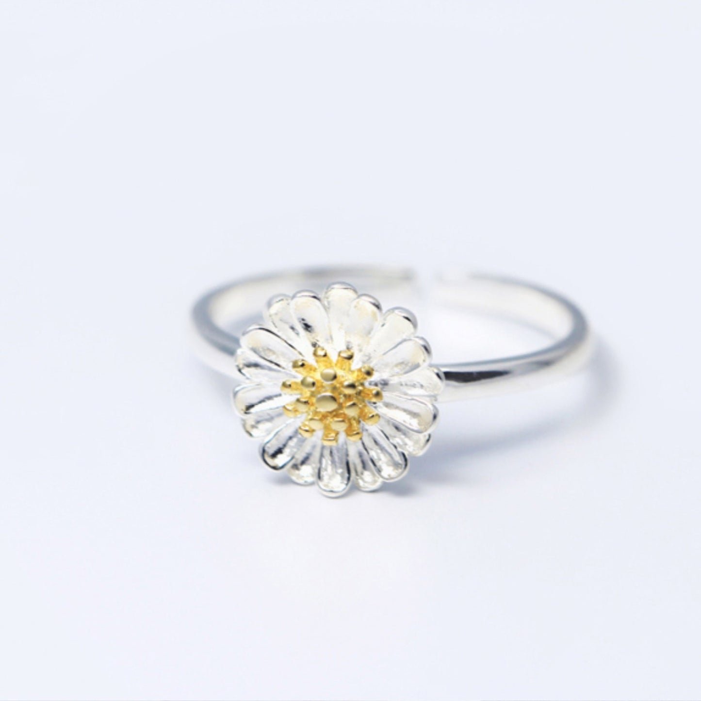 Sterling Silver Daisy Ring
