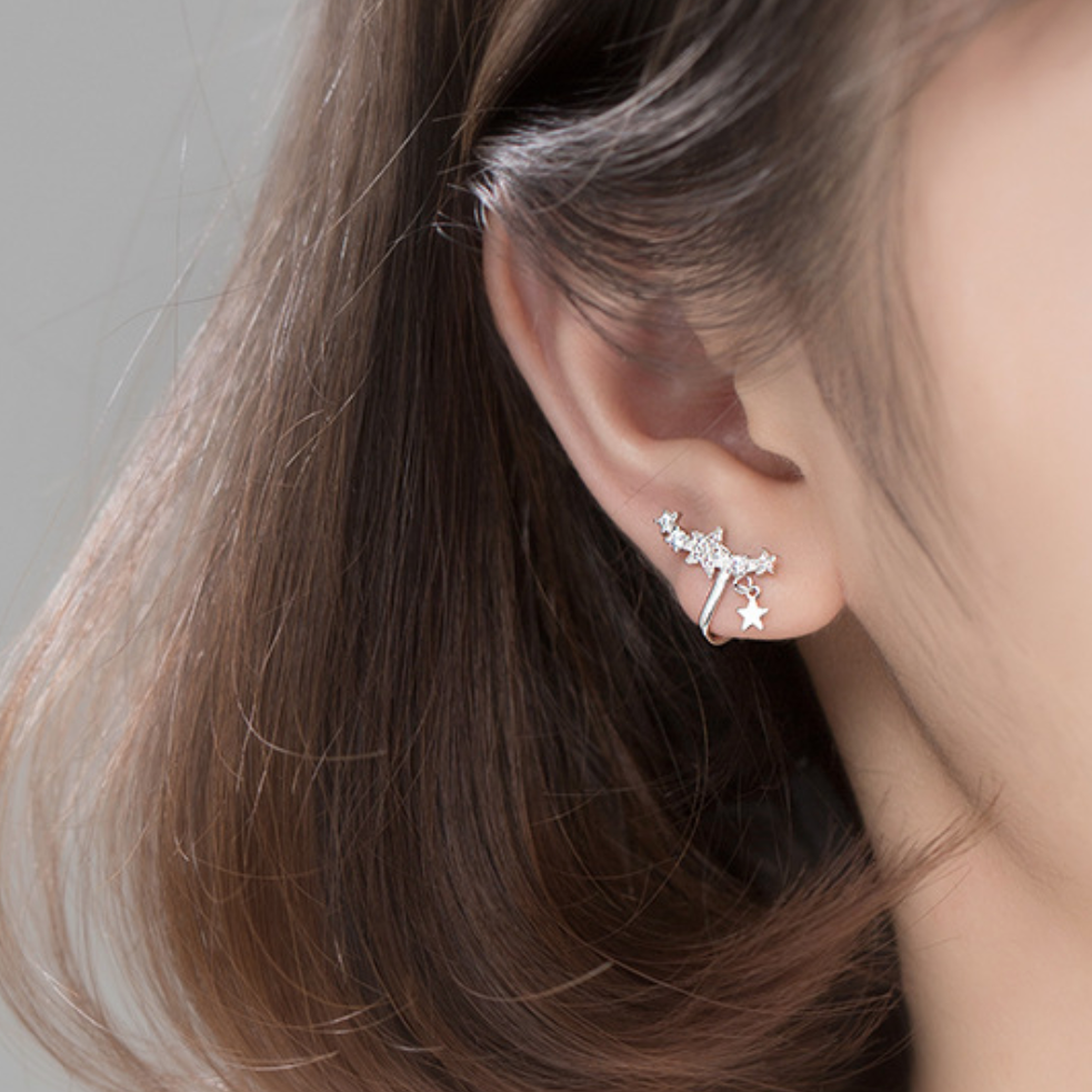 Crystal Star Ear Cuff