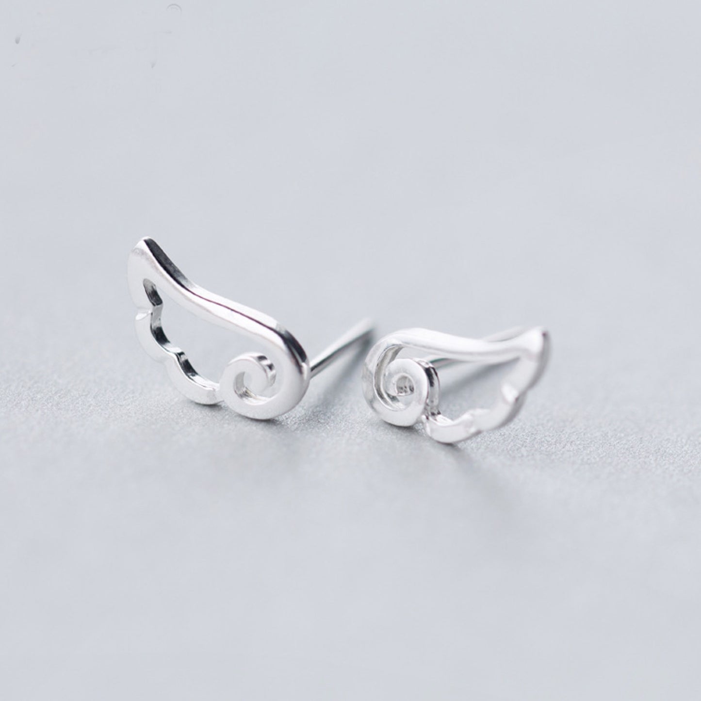 Angel Wing Stud Earrings