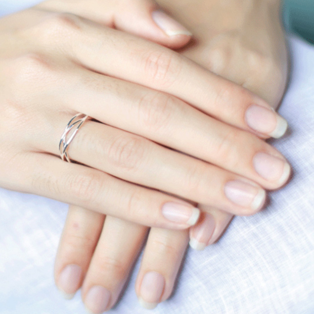 Woven Band Adjustable Ring