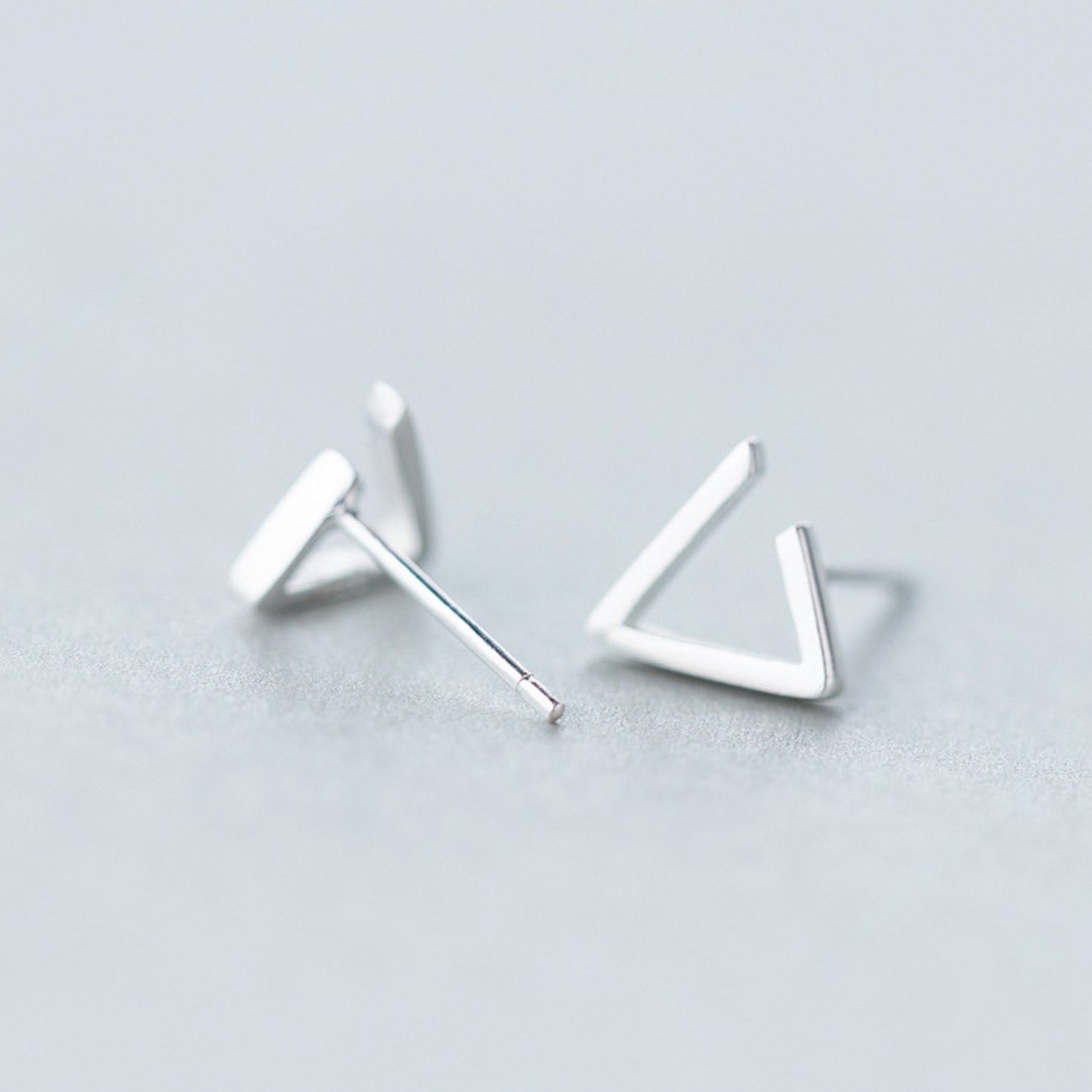 Triangle Stud Earrings