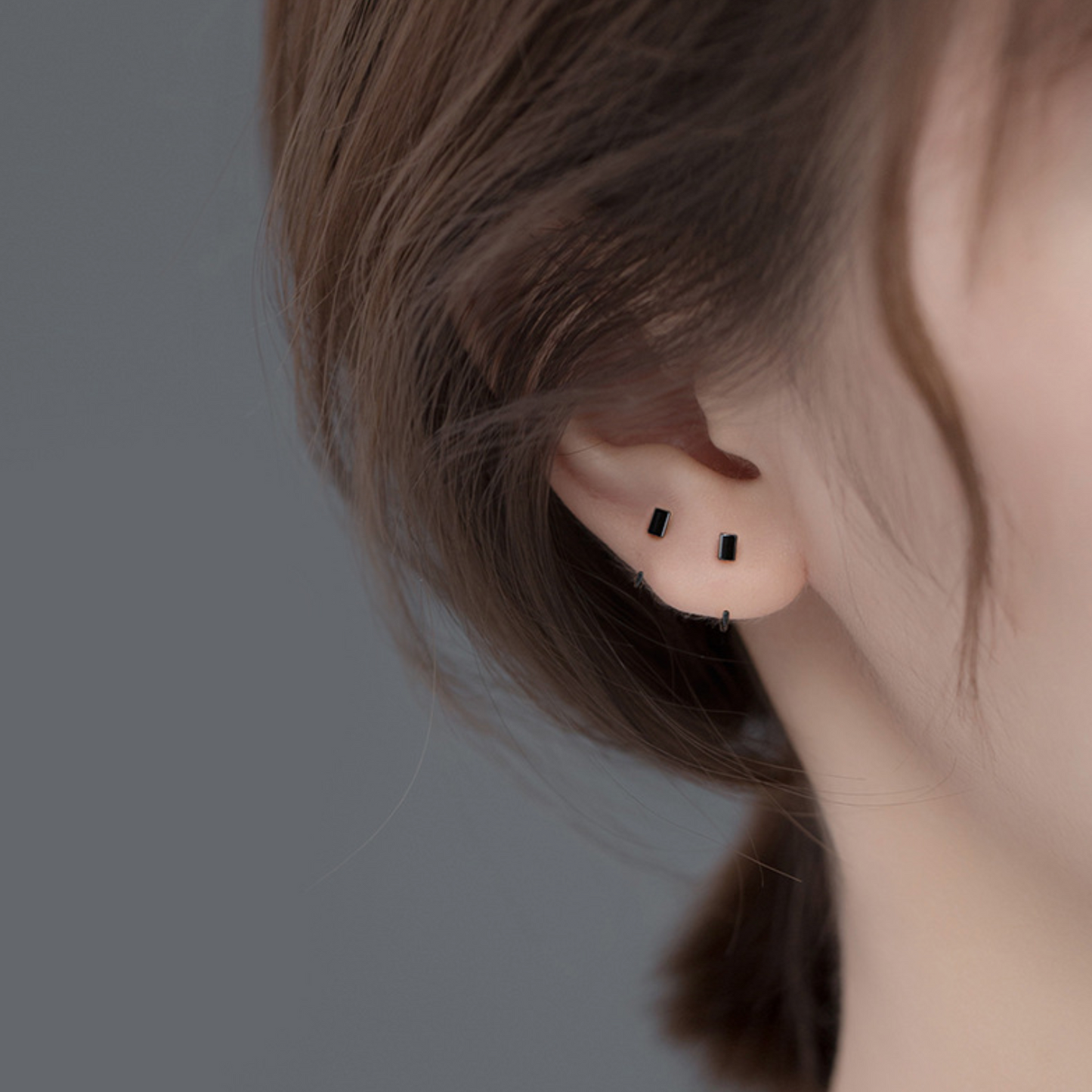 Tiny Open Huggie Hoop Earrings