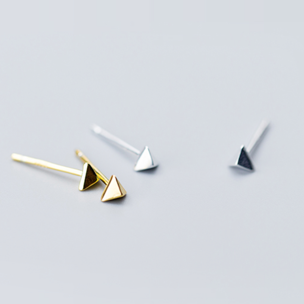 Tiny Spike Stud Earrings