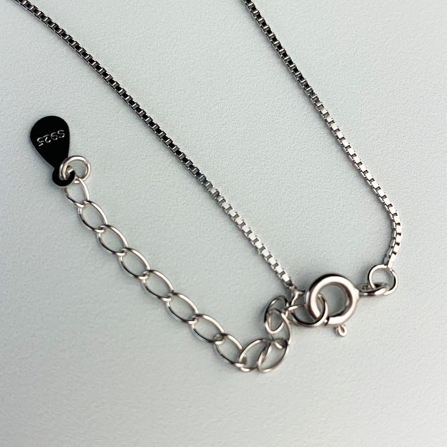 White Crystal Pendant Necklace