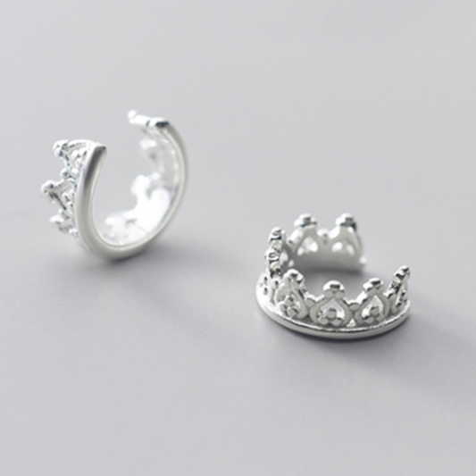 Tiny Crown Ear Cuff
