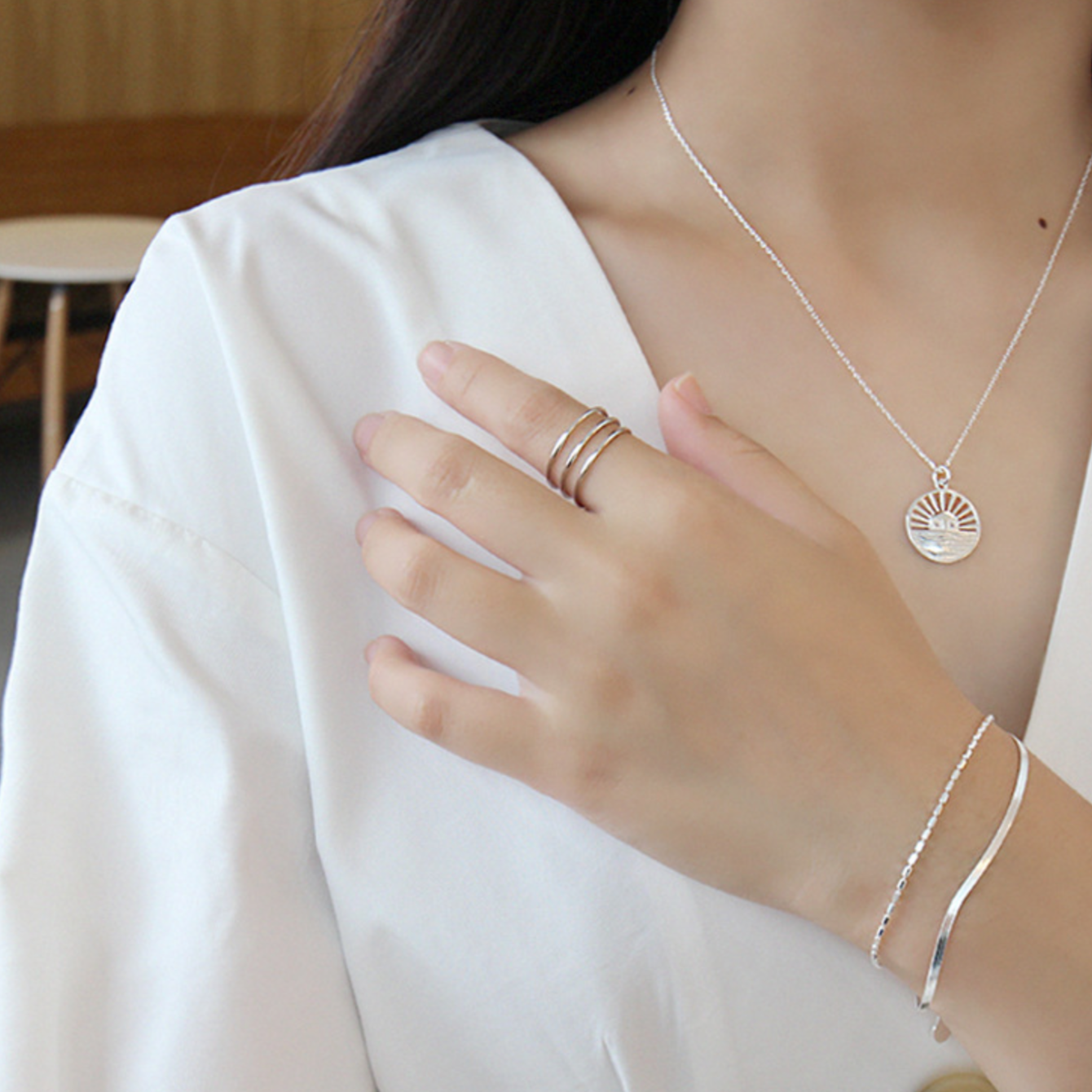 Adjustable Triple Band Ring