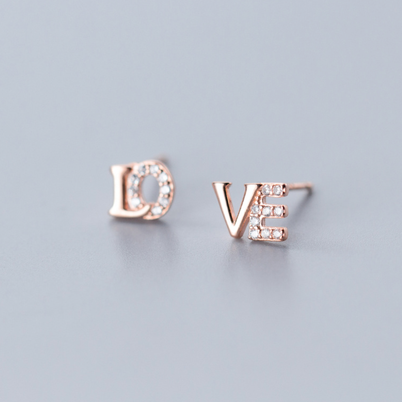 Love Stud Earrings