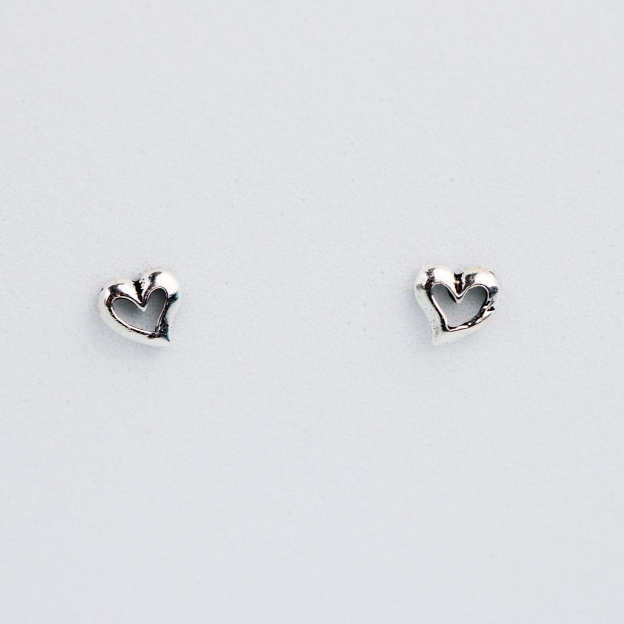 Tiny Heart Stud Earrings