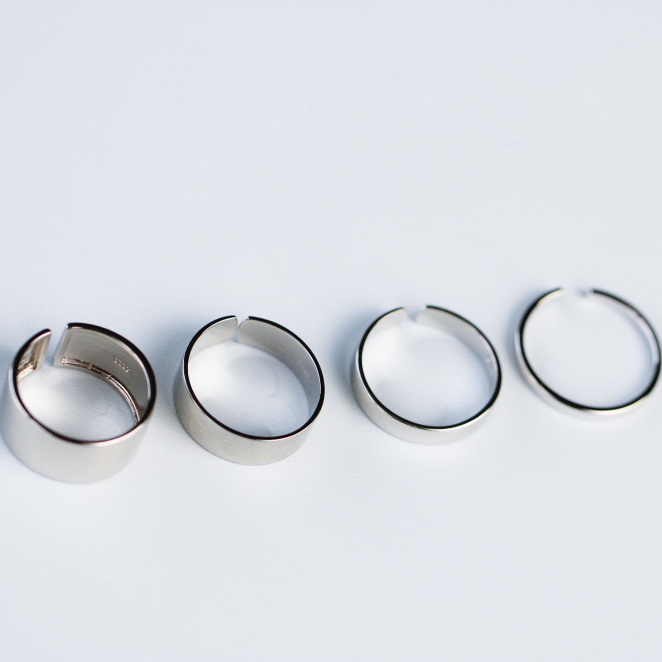 Simple Flat Band Adjustable Ring