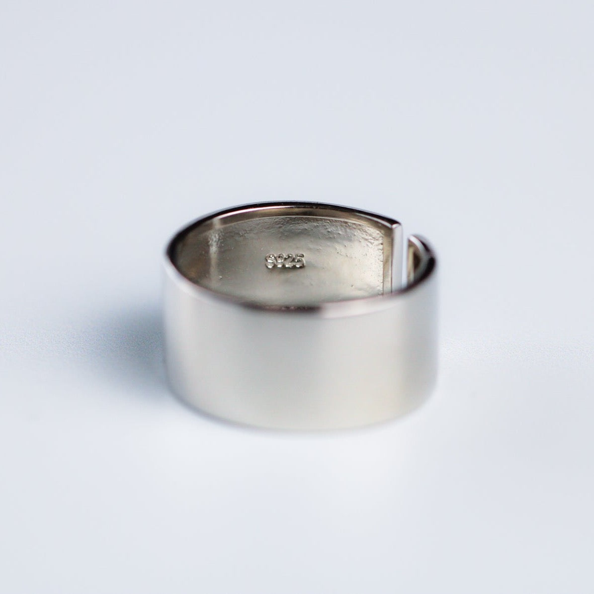 Simple Flat Band Adjustable Ring