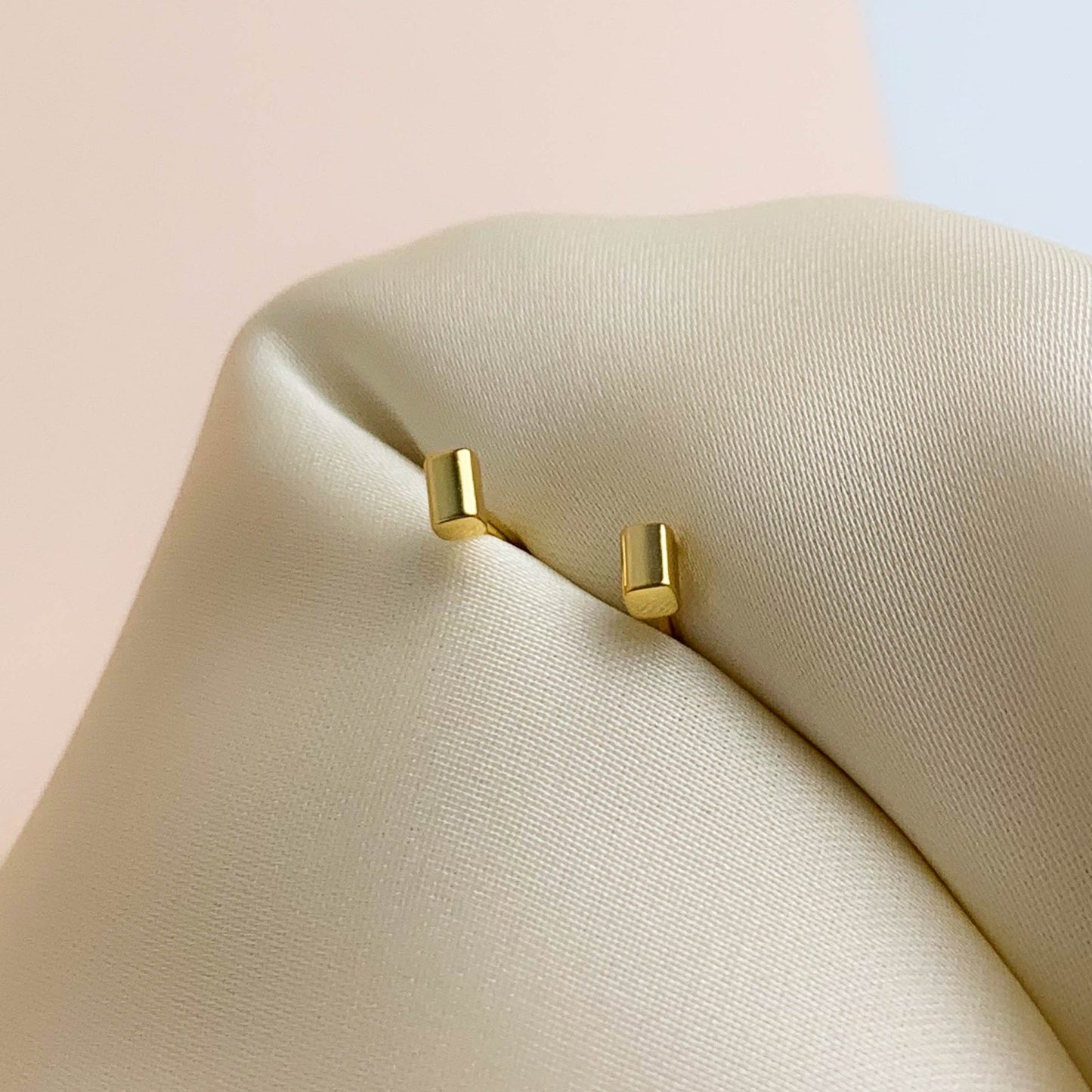 Simple Rectangle Stud Earrings