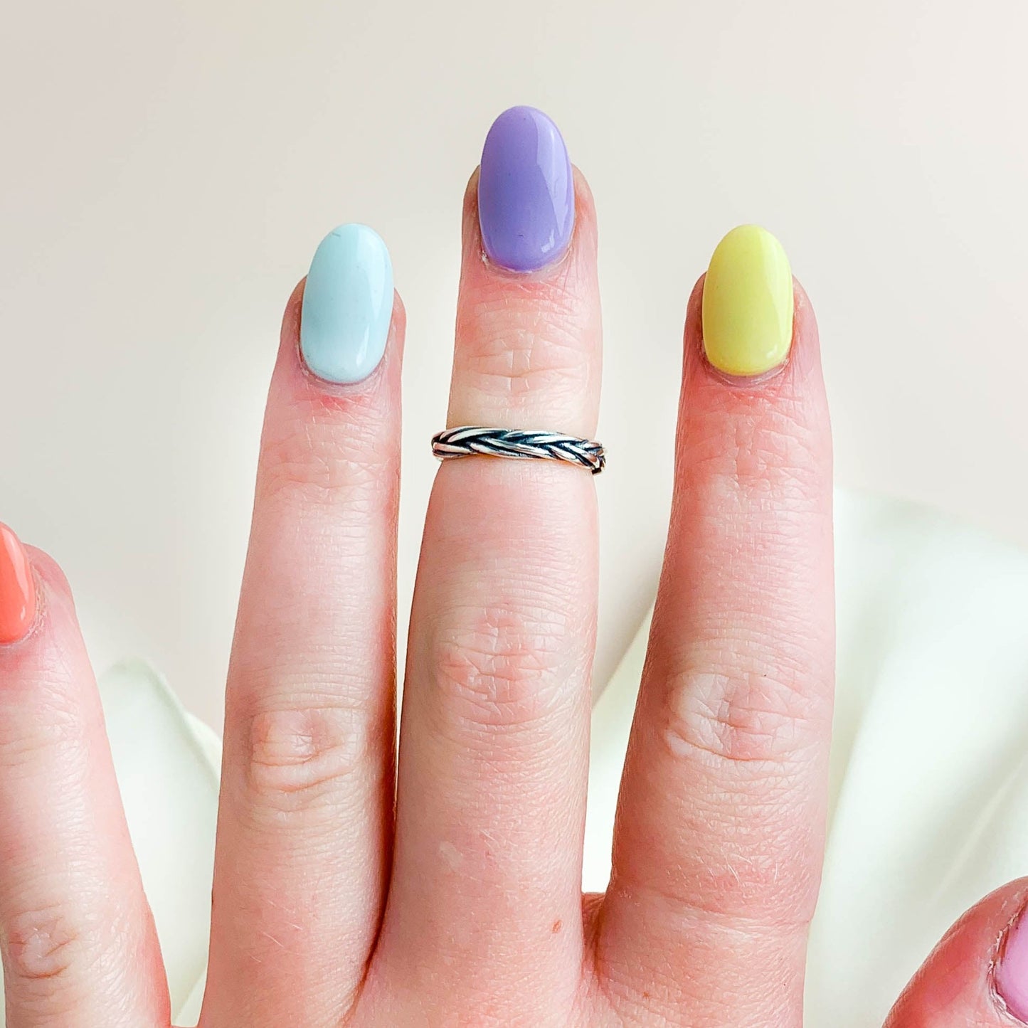 Heart, Leaf or Woven Adjustable Midi Rings