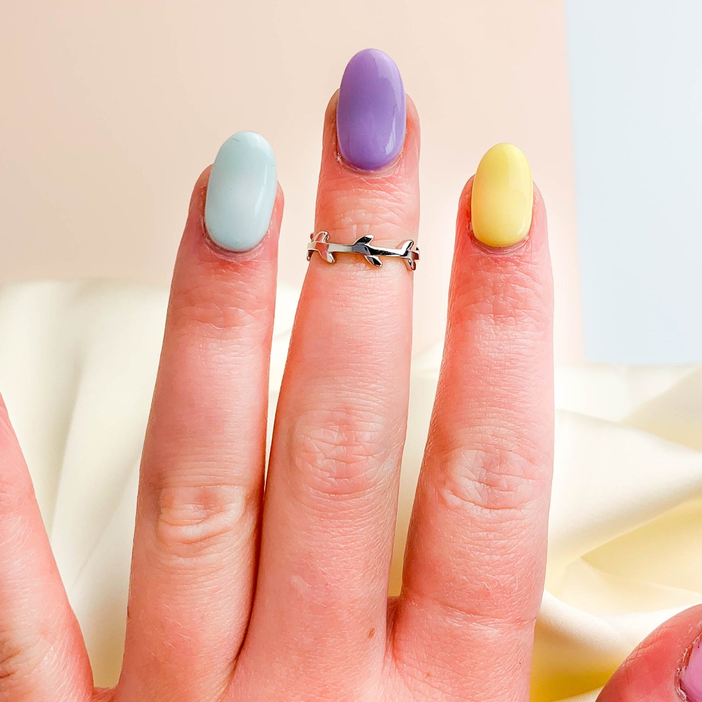 Heart, Leaf or Woven Adjustable Midi Rings