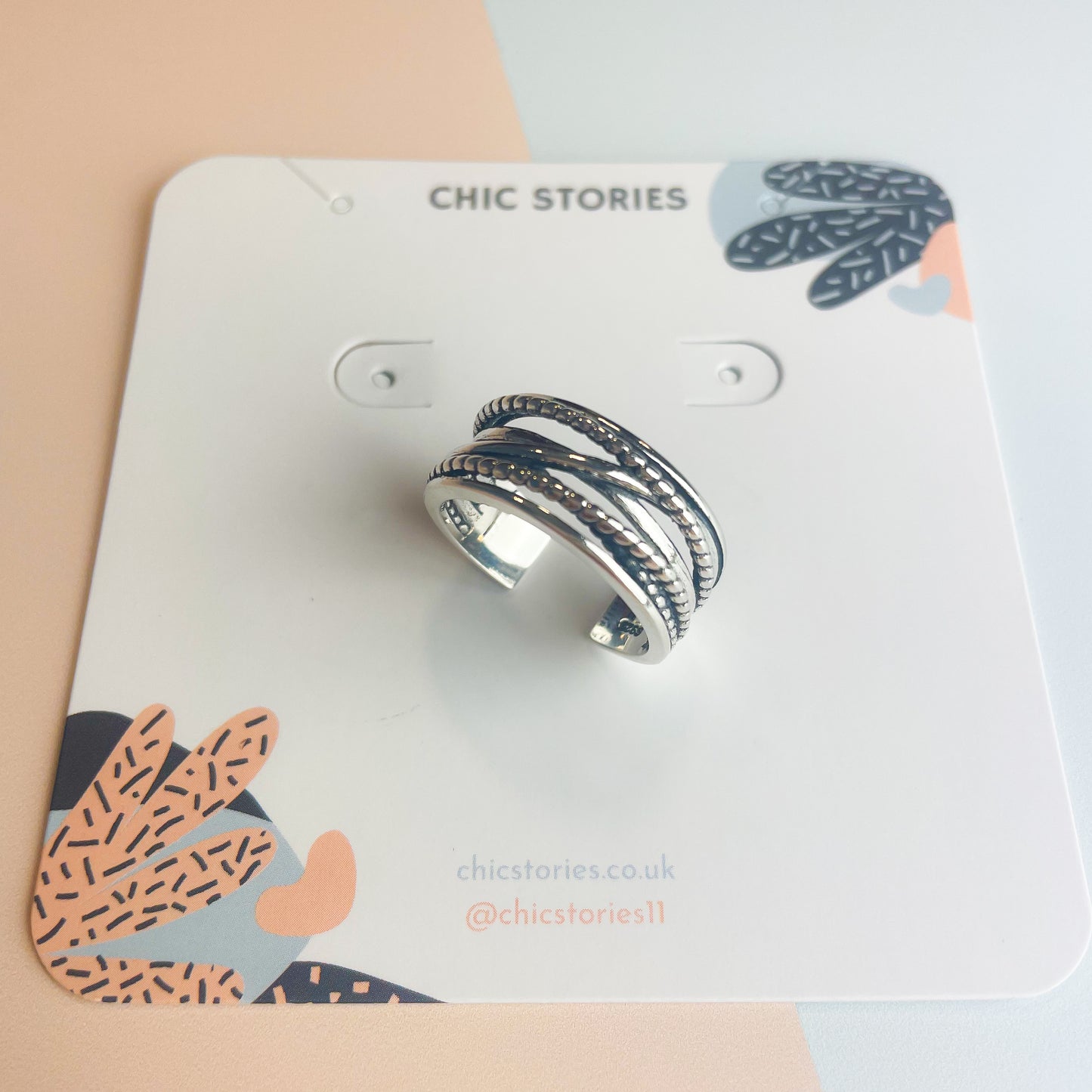Layered Effect Adjustable Ring
