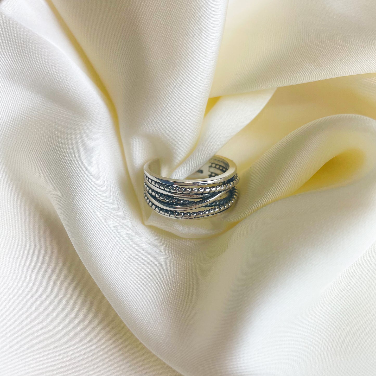 Layered Effect Adjustable Ring