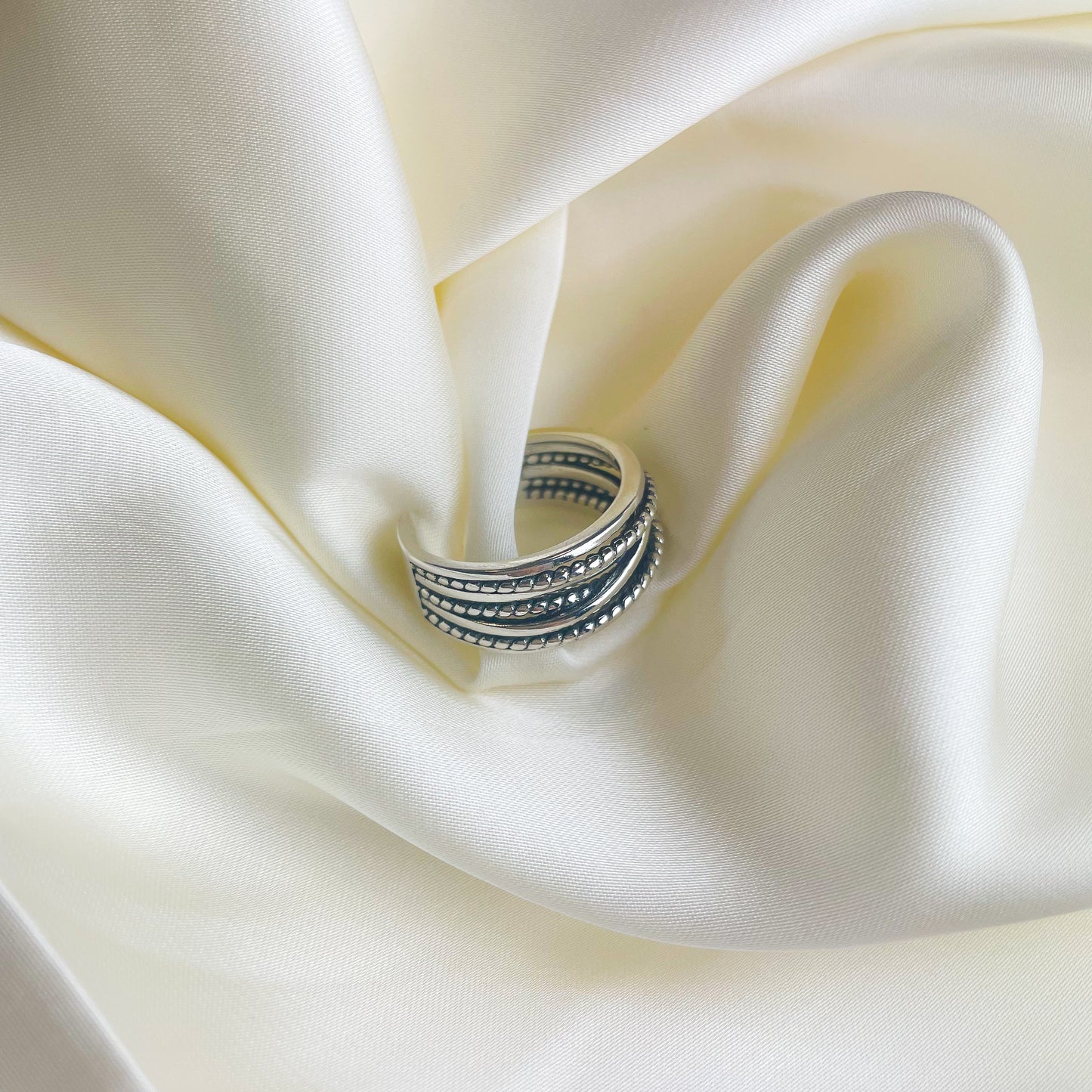 Layered Effect Adjustable Ring