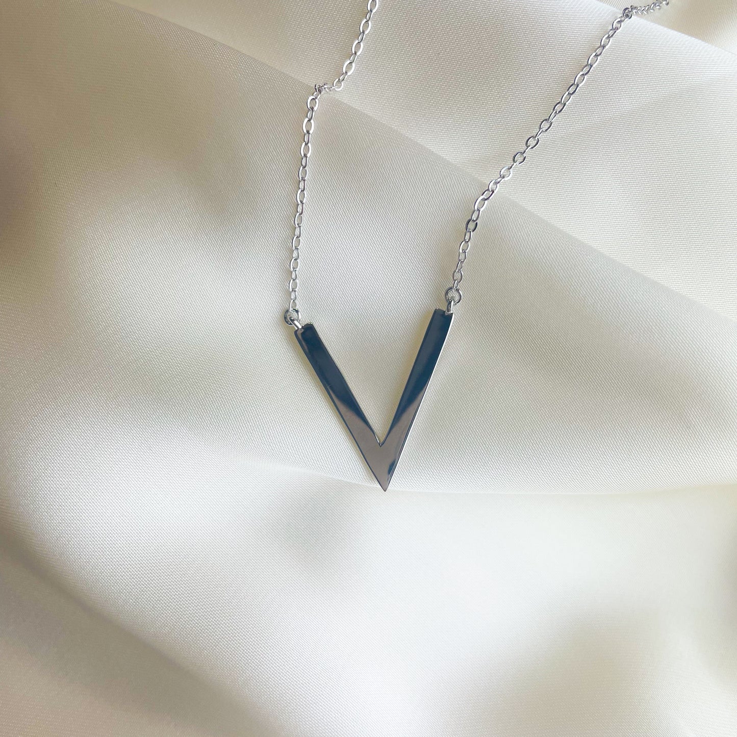 Chevron Pendant Necklace