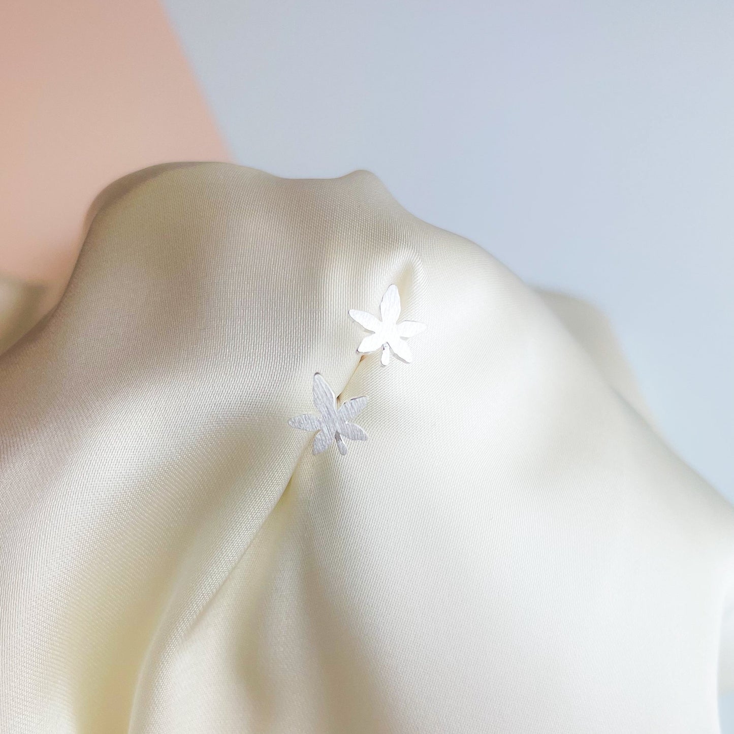 Maple Leaf Stud Earrings