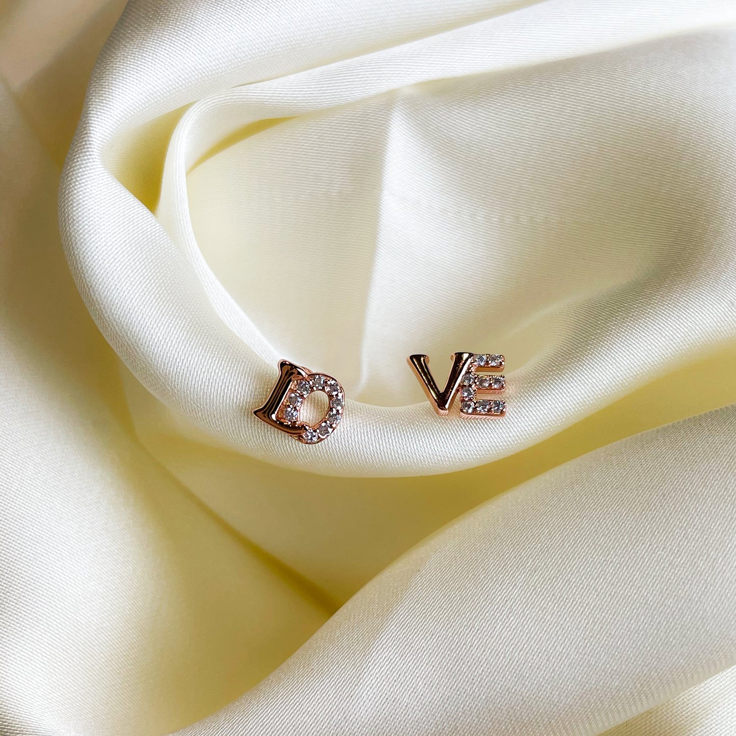 Love Stud Earrings