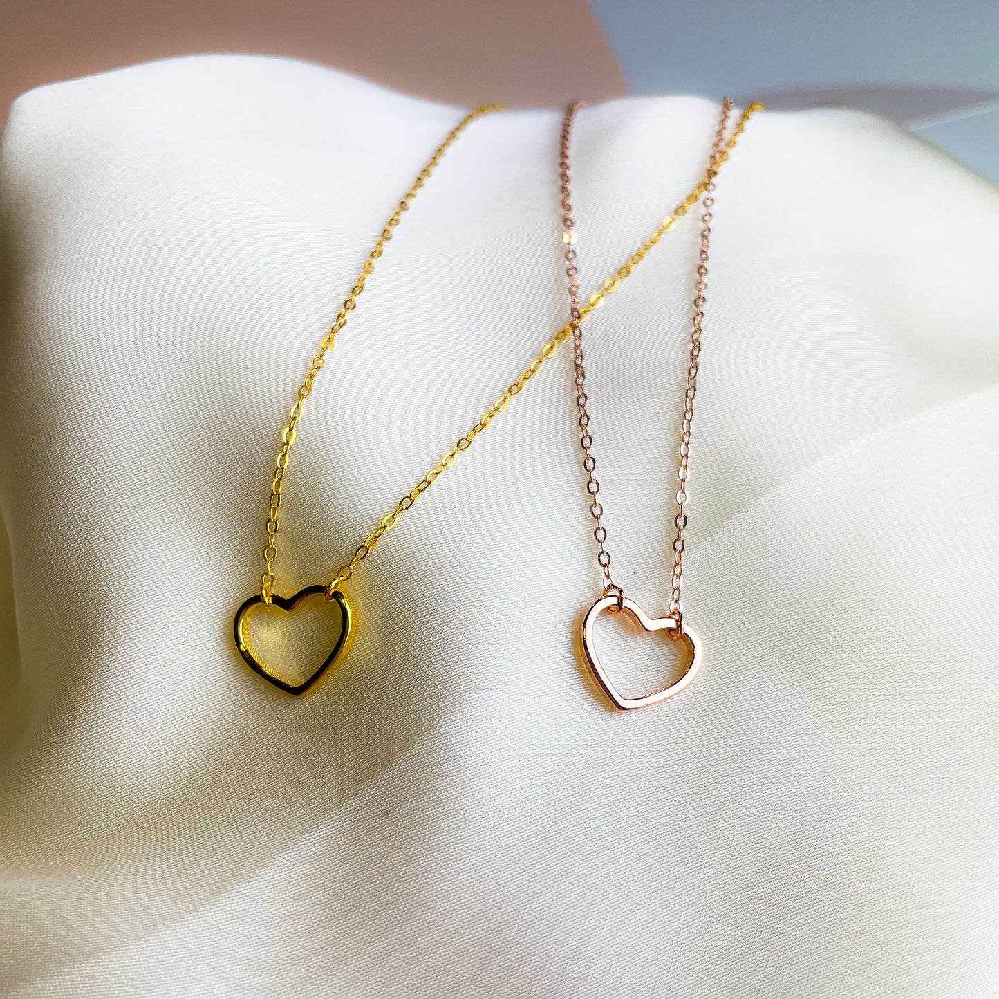 Simple Heart Pendant Necklace