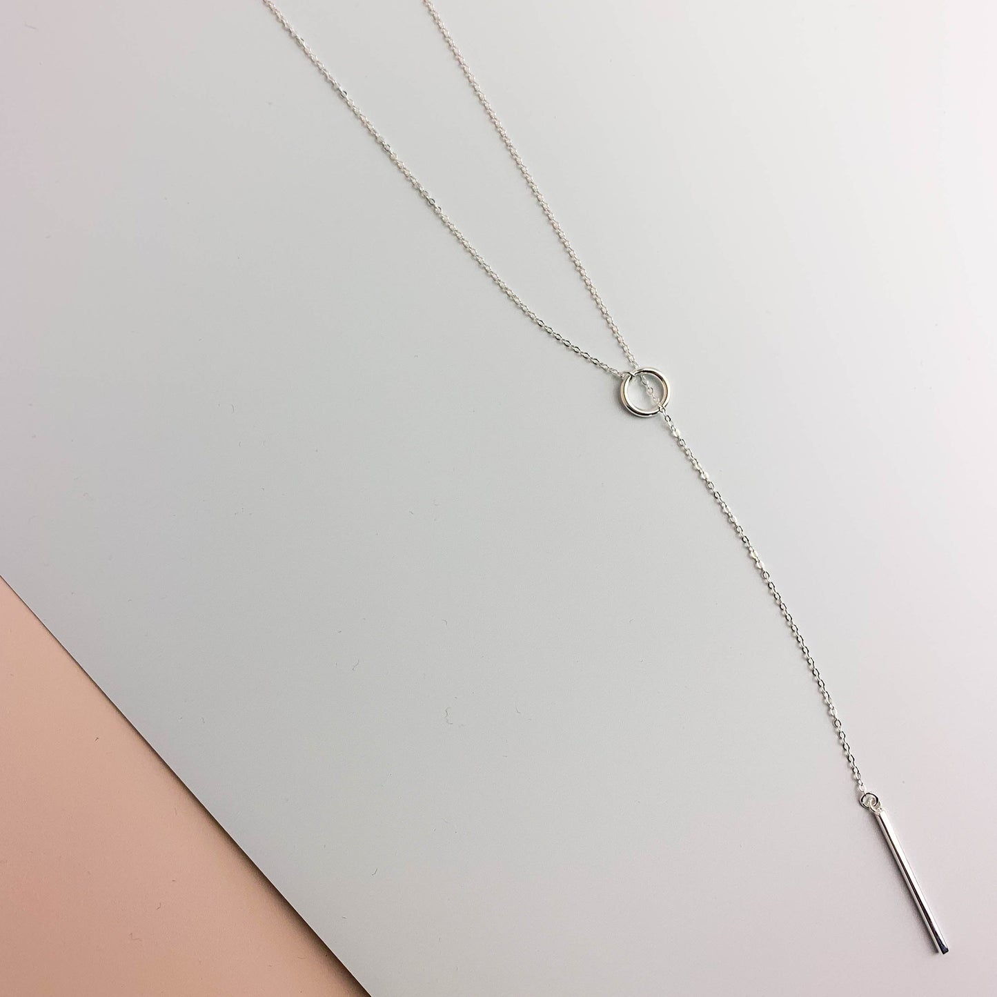 Long Chain Threader Necklace