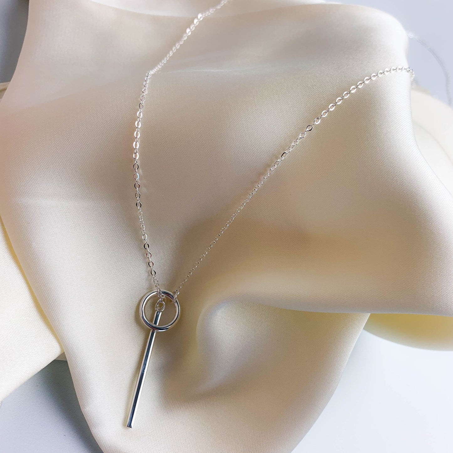 Long Chain Threader Necklace