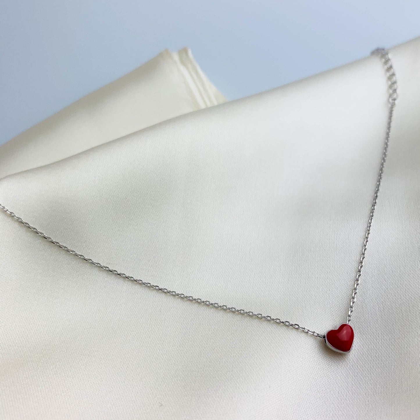 Red Heart Charm Bracelet