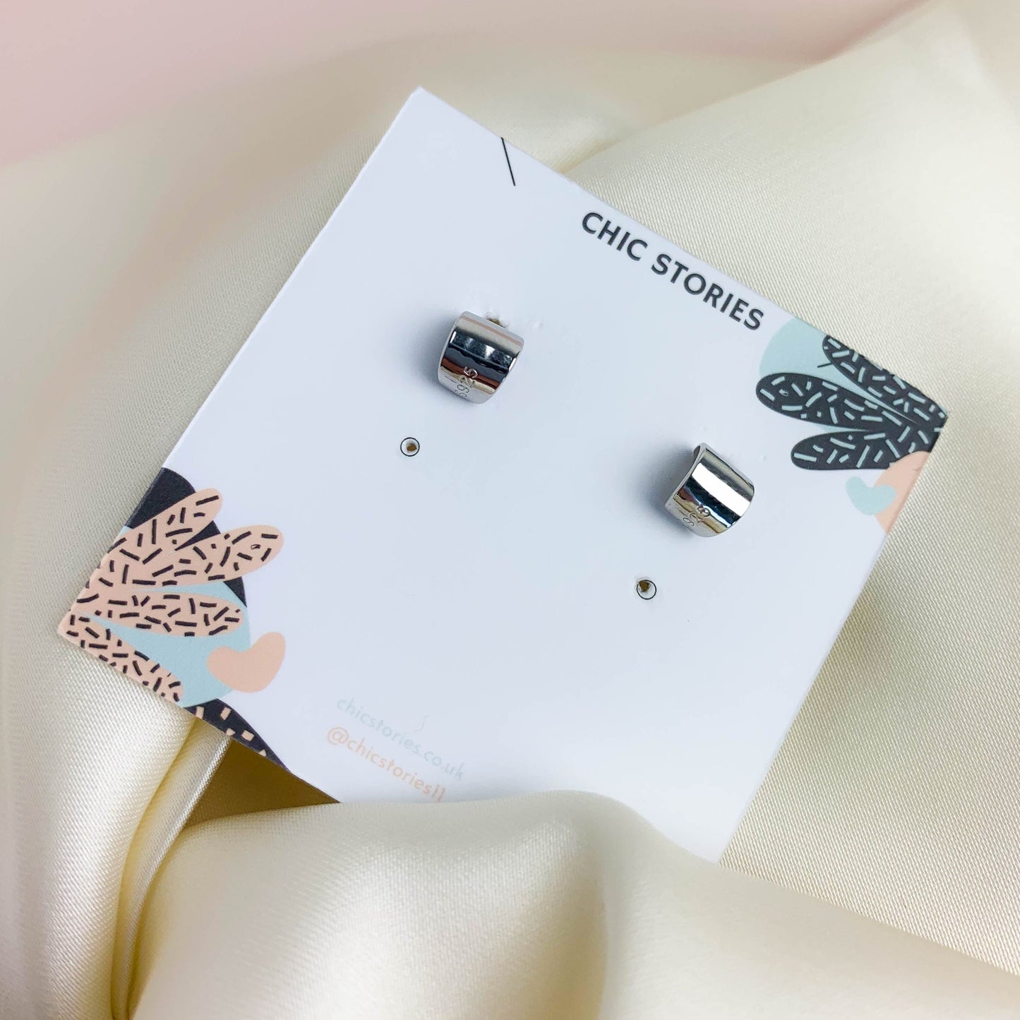 Tiny Cuff Stud Earrings