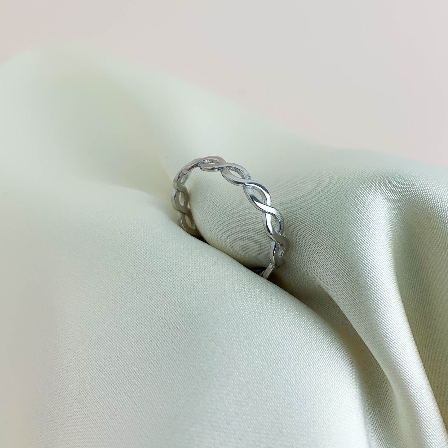 Woven Band Adjustable Ring