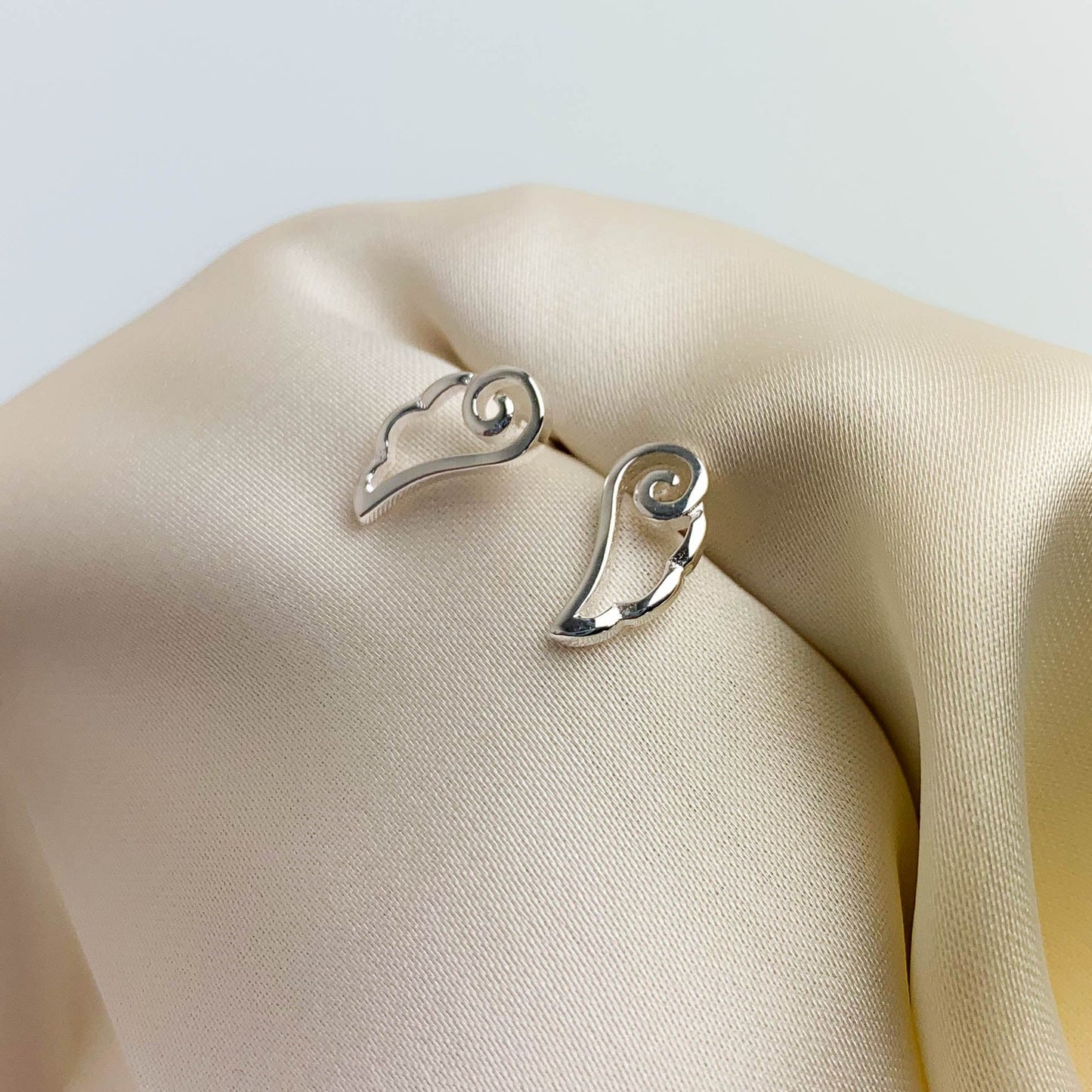 Angel Wing Stud Earrings