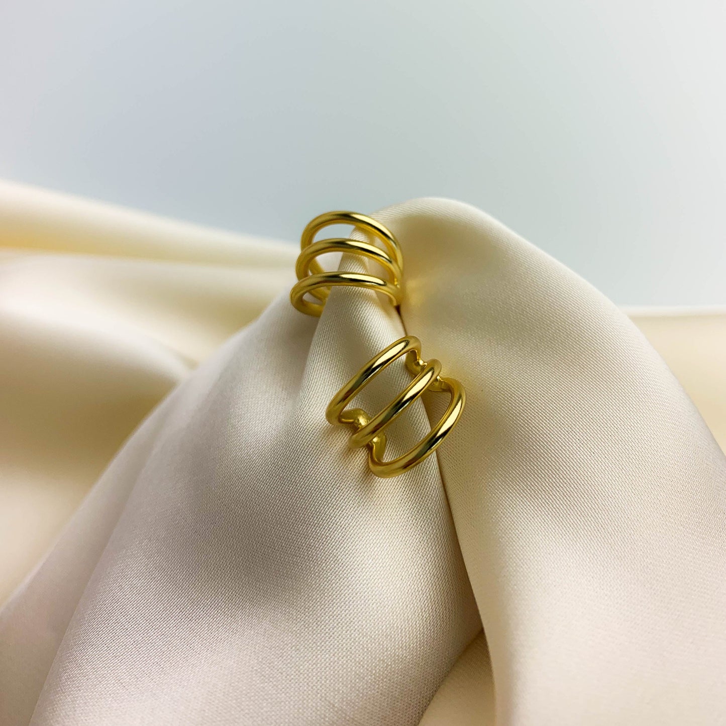 Huggie Hoop Stud Earrings