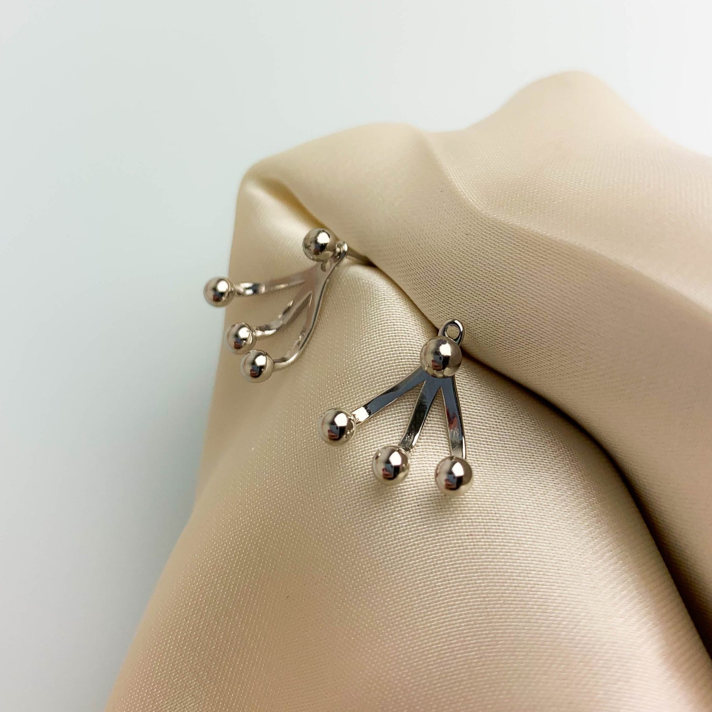 Asymmetrical Ear Jacket Stud Earrings