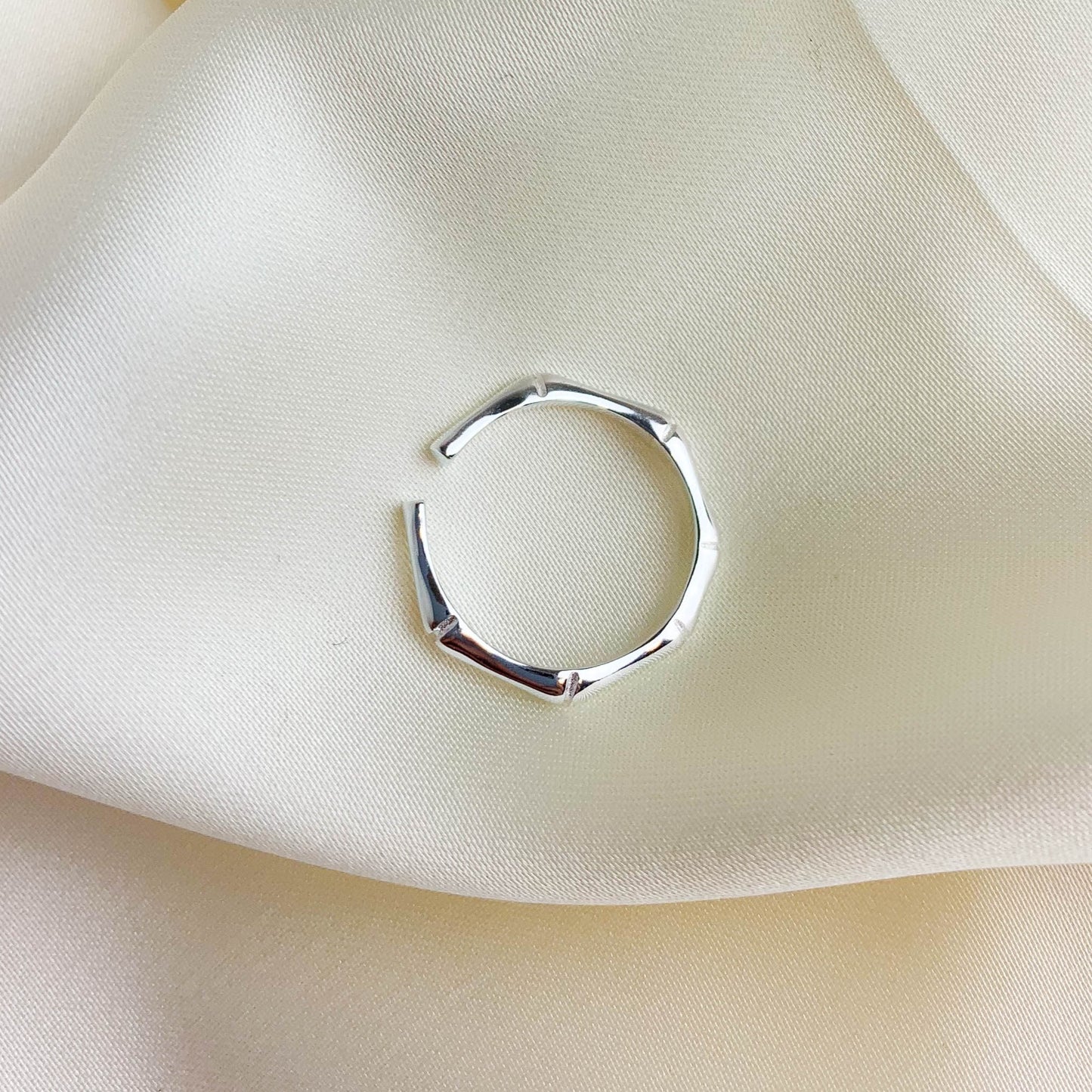 Bamboo Adjustable Ring
