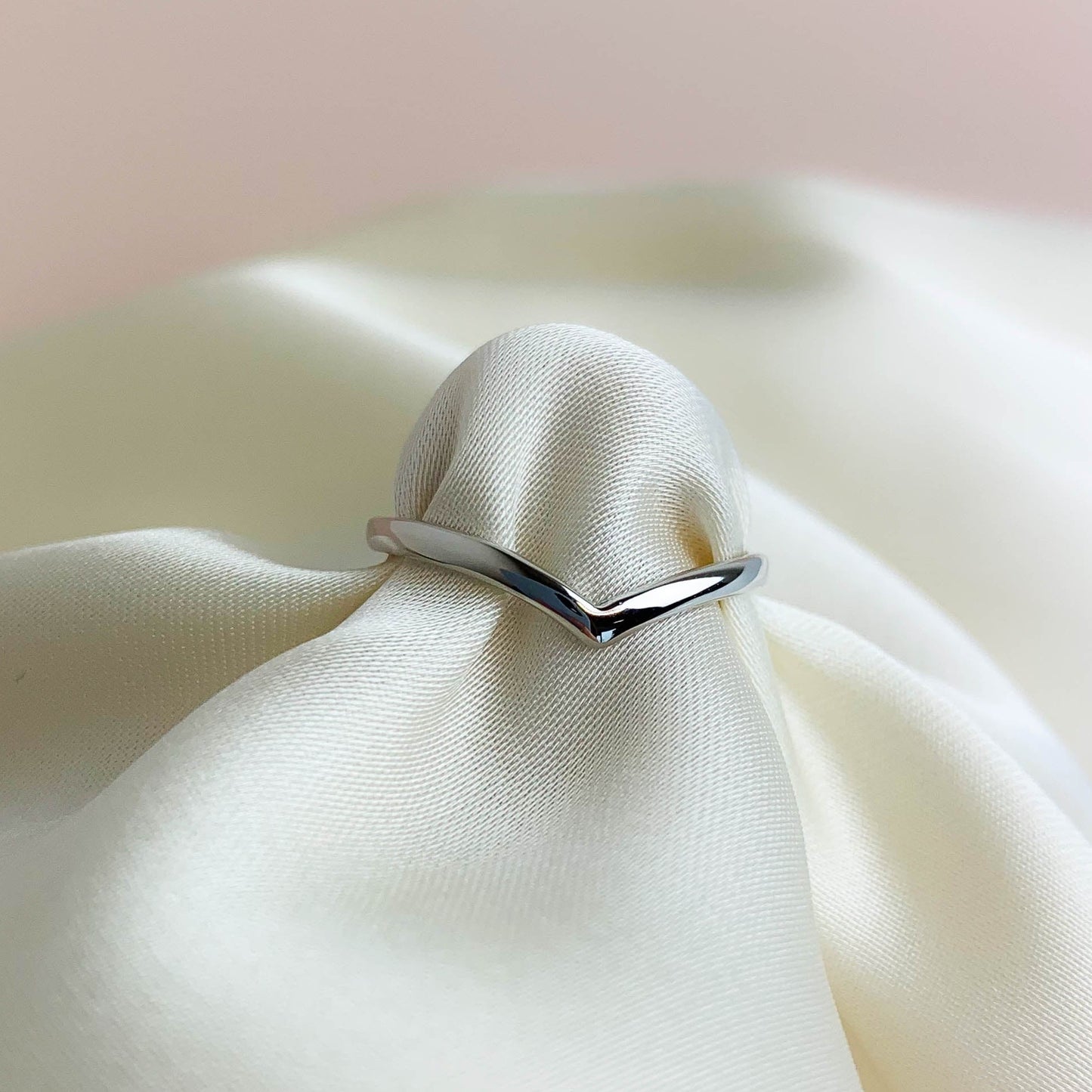 Chevron Pointed Adjustable Ring
