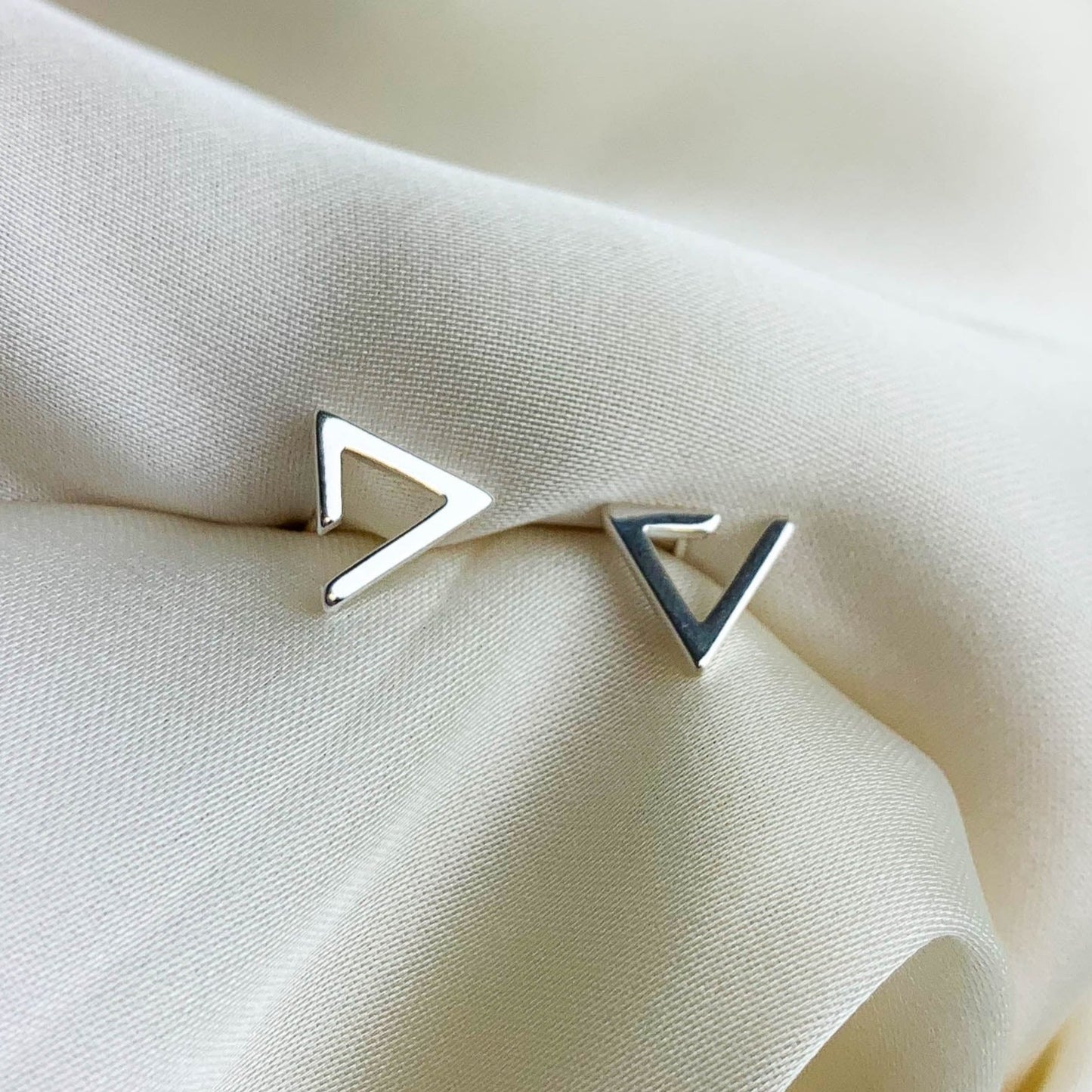 Triangle Stud Earrings