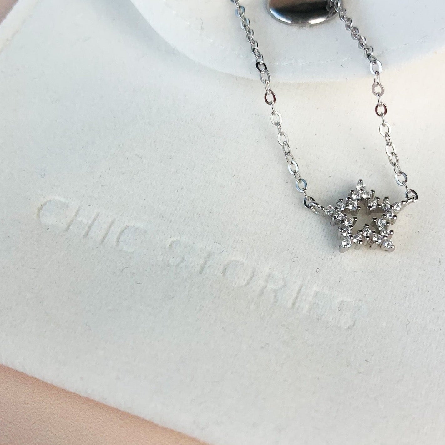Crystal Star Pendant Necklace