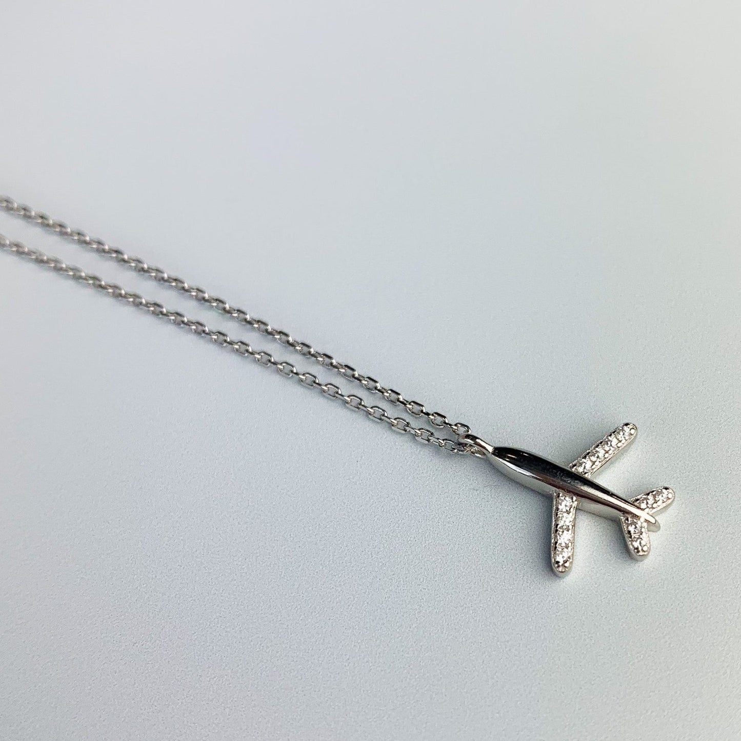 Plane Pendant Necklace