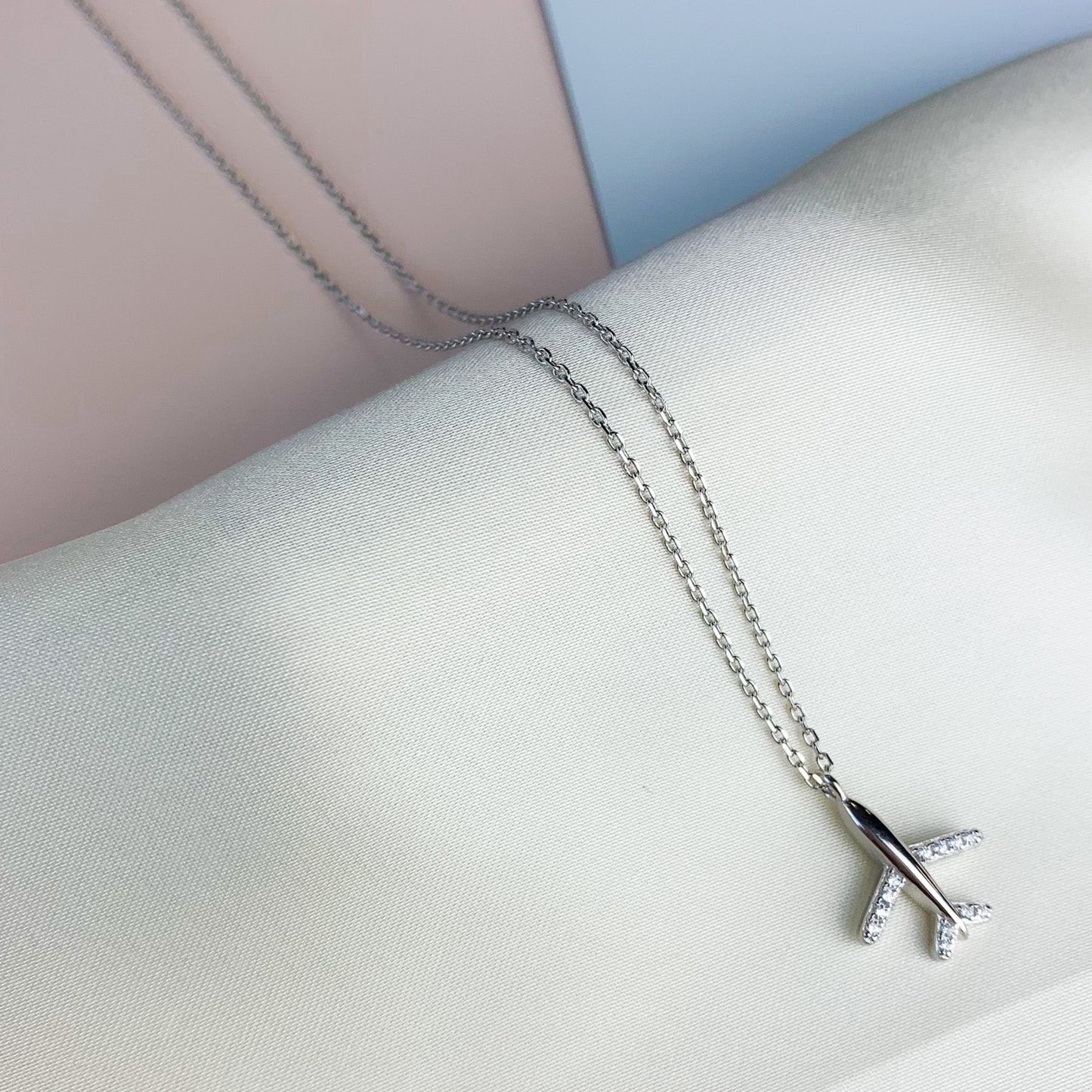 Plane Pendant Necklace