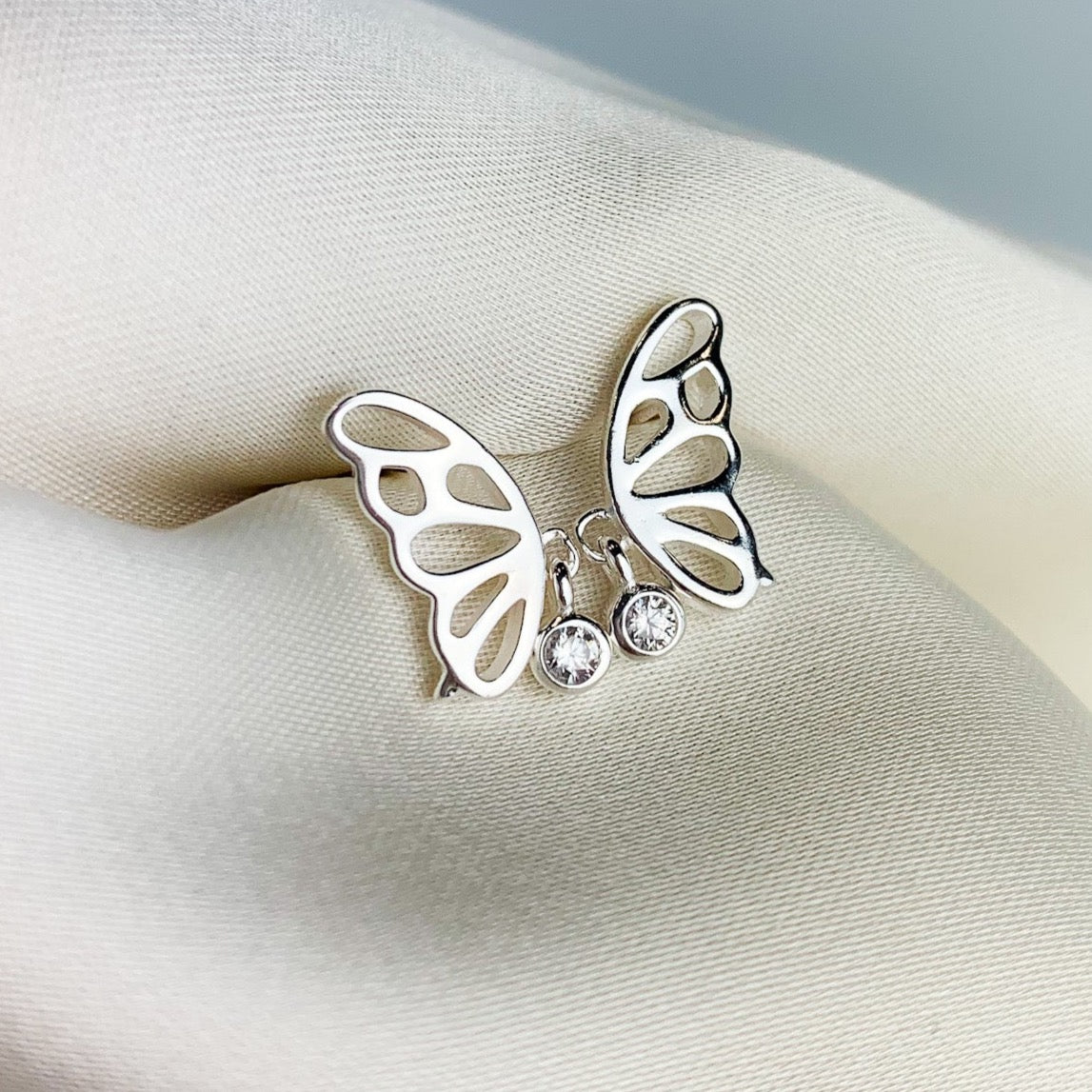 Butterfly Wings Stud Earrings