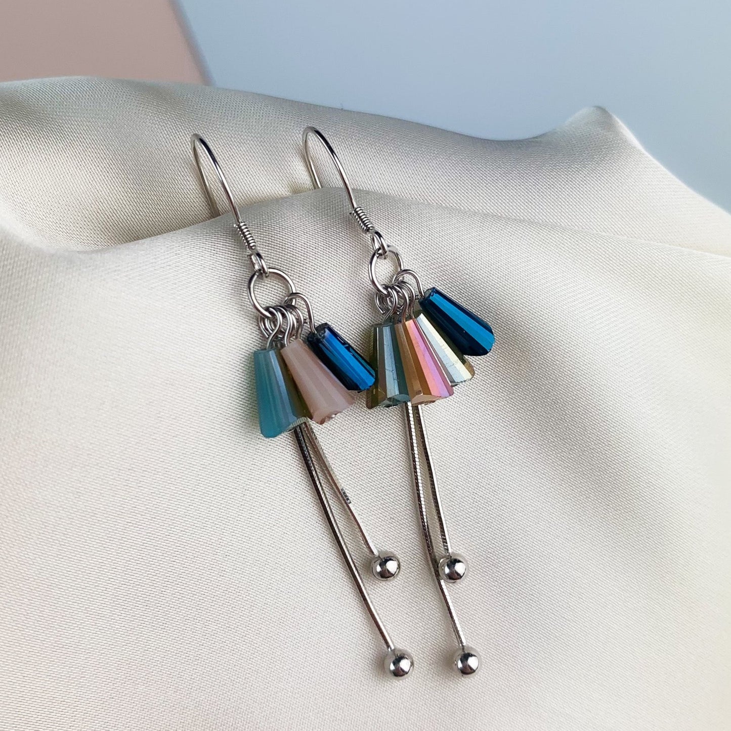 Dangling Beaded Earrings