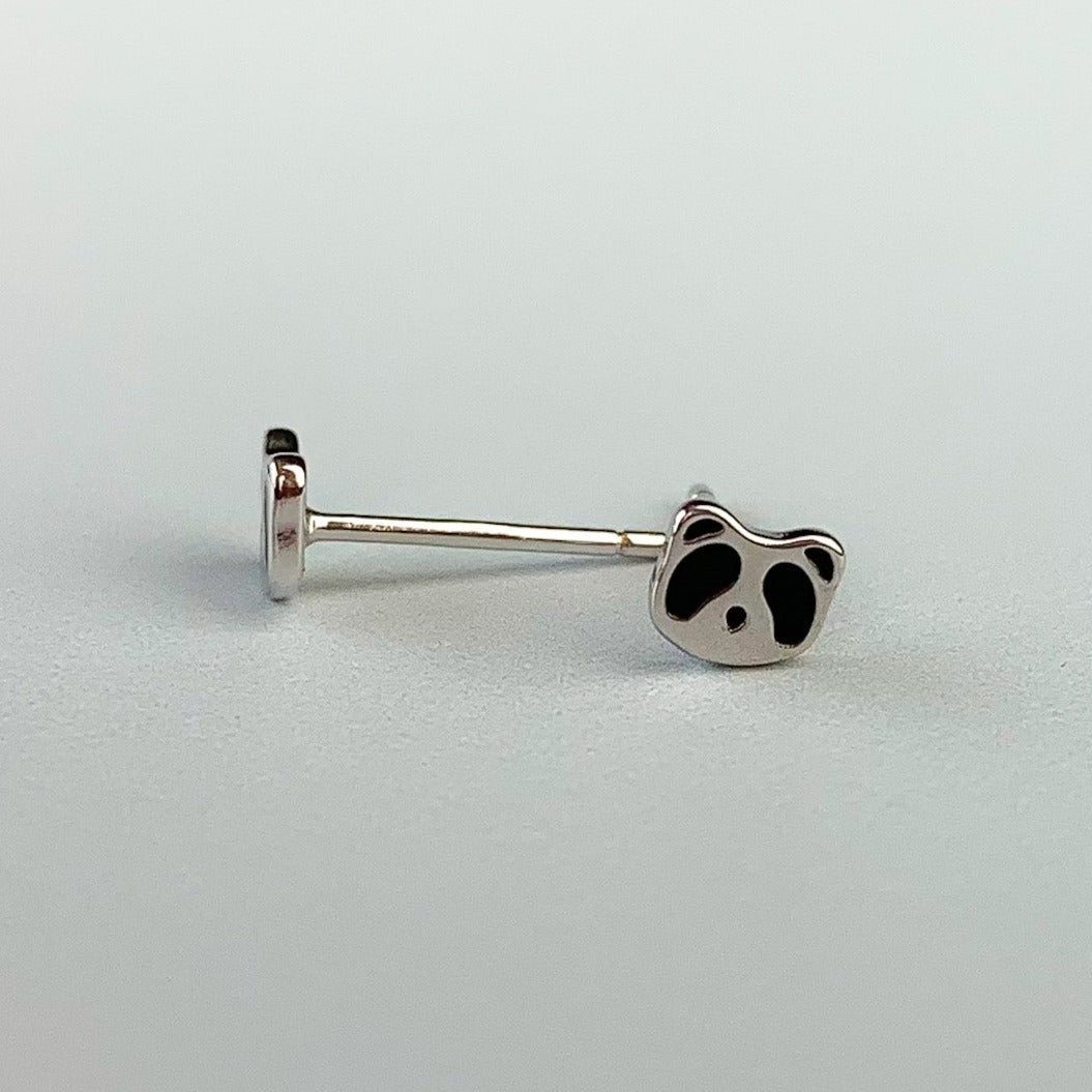 Tiny Racoon Stud Earrings