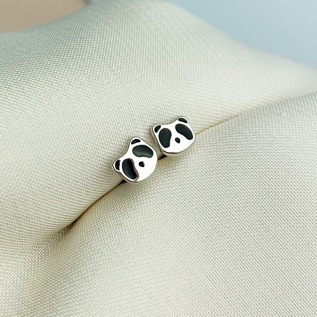 Tiny Racoon Stud Earrings