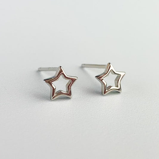 Tiny Star Stud Earrings