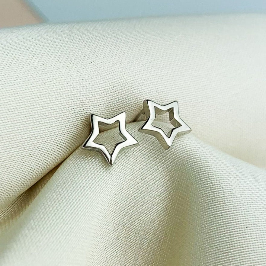 Tiny Star Stud Earrings