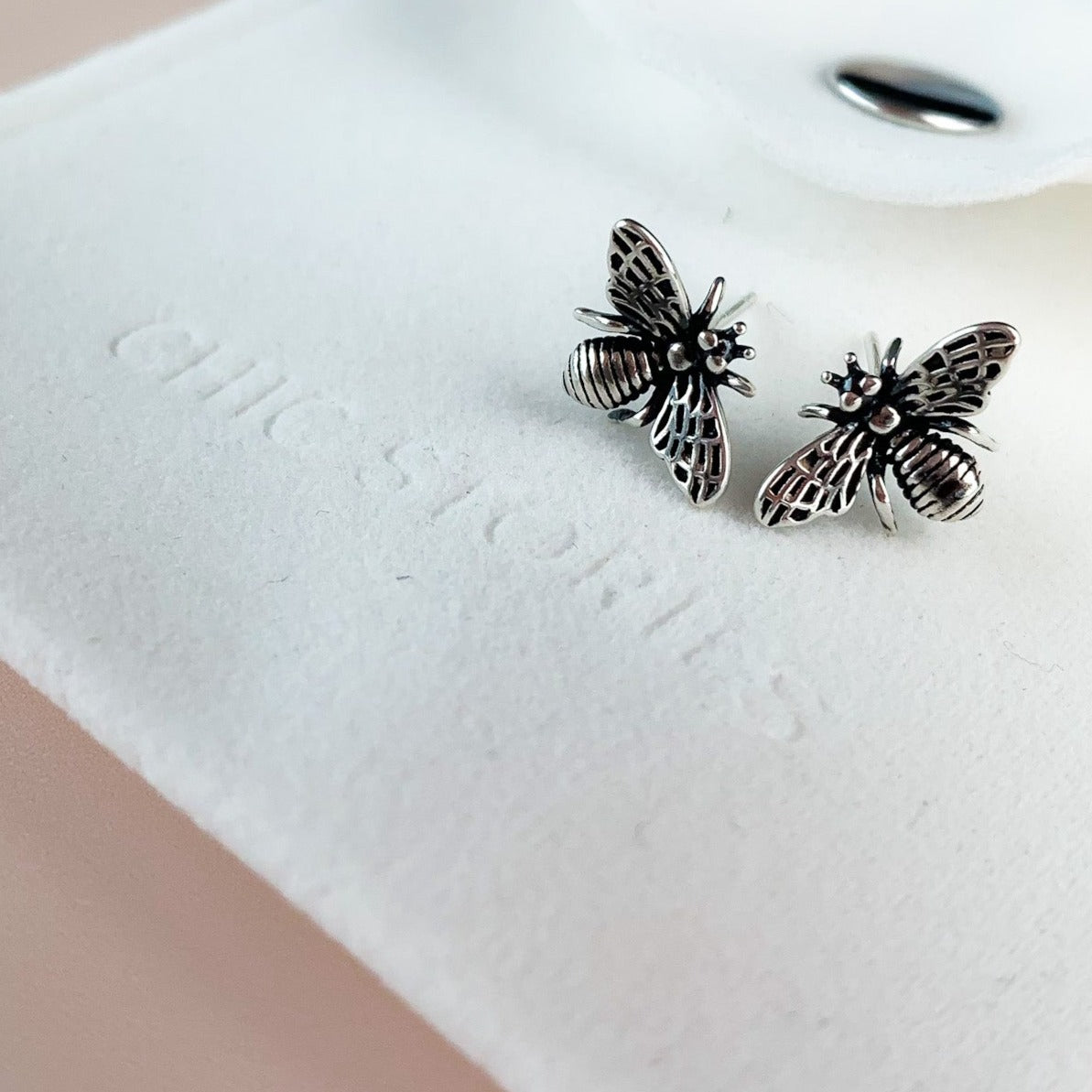 Honey Bee Stud Earrings